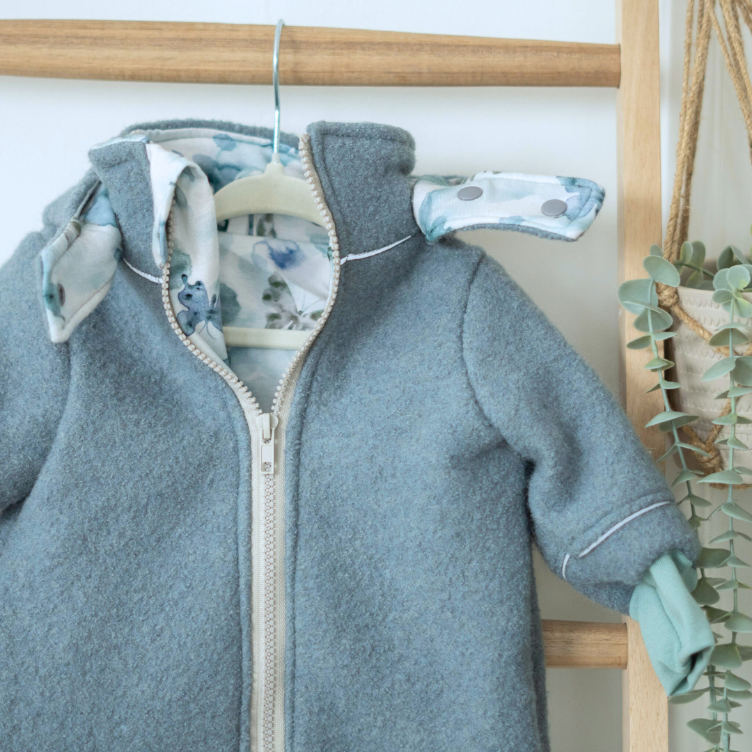 Wollwalk Jacke "Schmetterling"