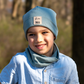 Frühlings-Set: Beanie & Tuch - mit Statement Label