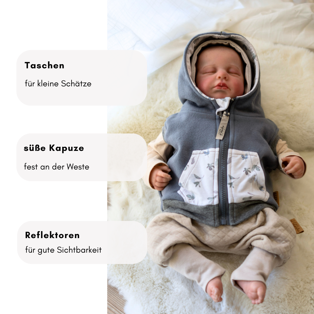Ganzjahres-Weste für Kinder – bequem, reflektierend & aus hautfreundlichen Materialien