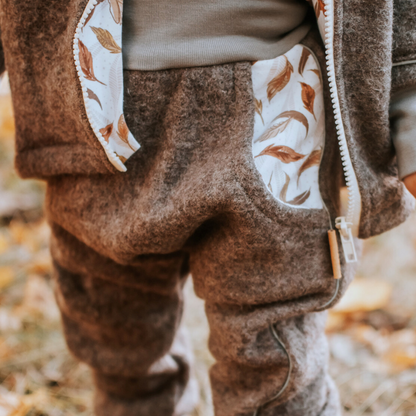 Kikkifax Wunsch-Wollwalk-Hose für Kinder – warm, wasserabweisend & mit Reflektorstreifen