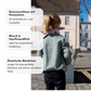 Kinder-Collegejacke mit Reißverschluss & Kinnschutz – weich, bequem & winddicht dank Bündchen - mint