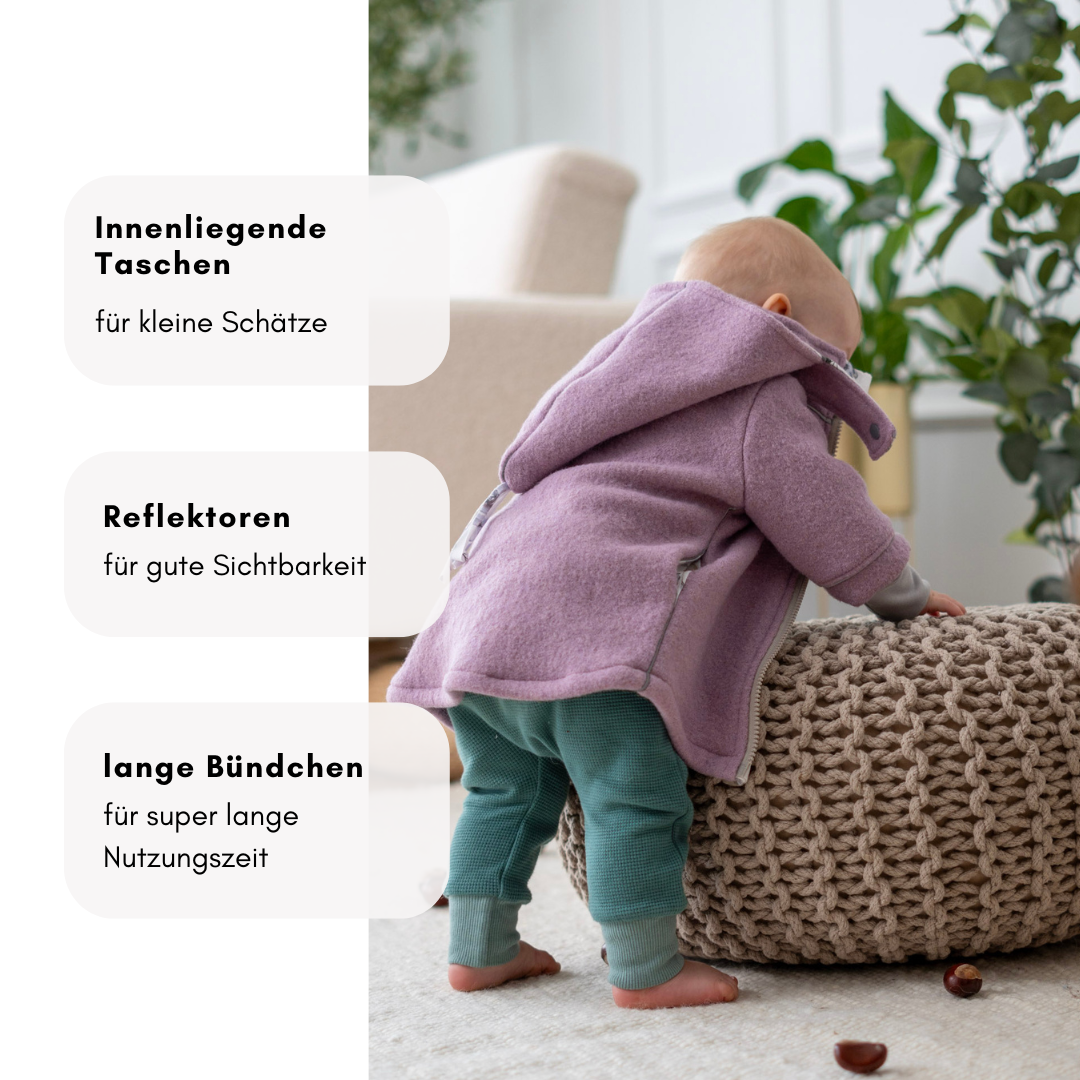 Wollwalk-Jacke Wunschdesign " Classic"