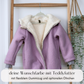 Kuschelige Wunschdesign Jacke aus Wolle – mit warmem Teddystoff
