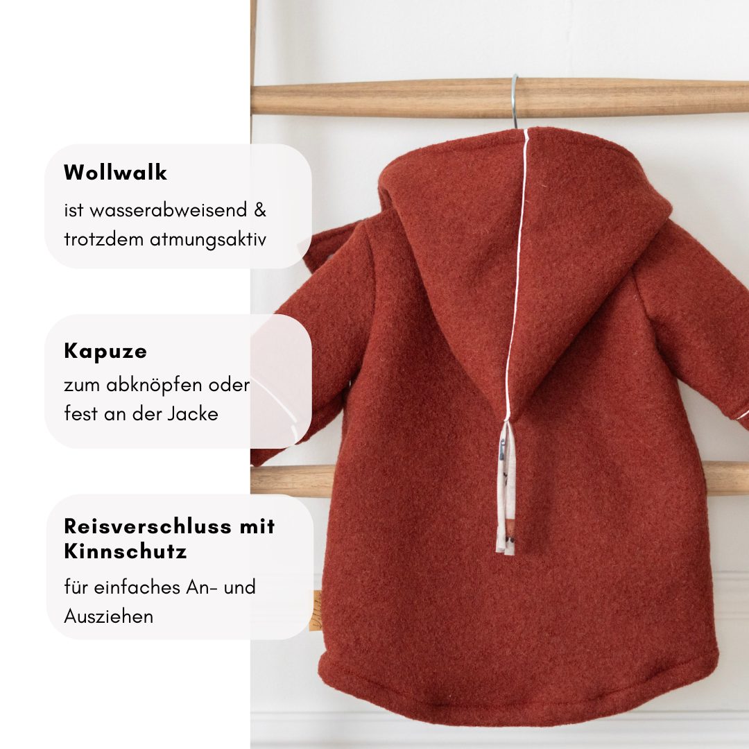 Wollwalk Jacke "Dino"