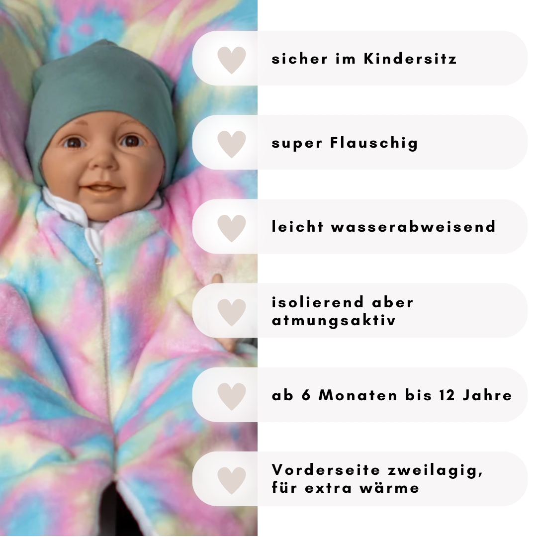 Kindersitzponcho "Holi"