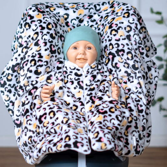 kindersitzponcho "Silver Panther"