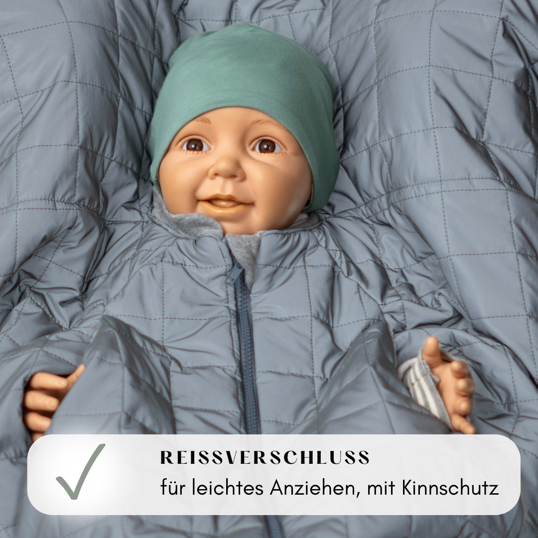 Kindersitzponcho Shiny - Reflektierend