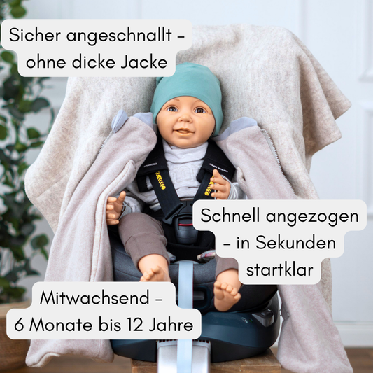Kindersitzponcho Wollwalk "Light"