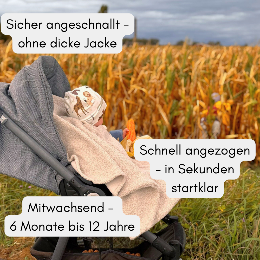 Kindersitzponcho - Teddy