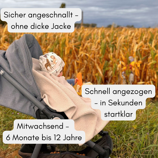 Kindersitzponcho - Teddy