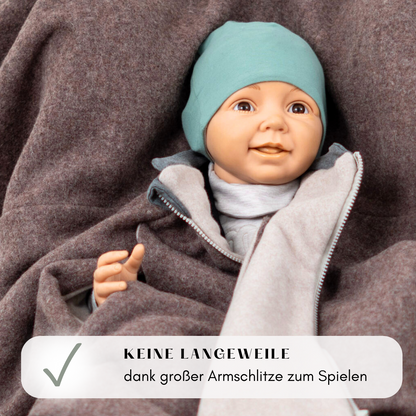 Kindersitzponcho Wollwalk "Pure Hazel"