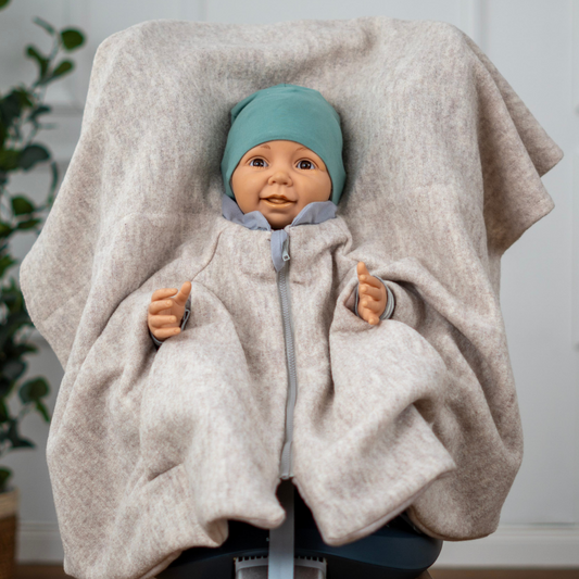 Kindersitzponcho Wollwalk "Light"