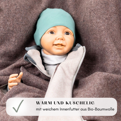 Kindersitzponcho Wollwalk "Pure Hazel"