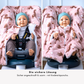 Die sichere Lösung – Poncho für Kindersitz: schnell angepasst & wärmend