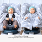Die sichere Lösung – Poncho für Kindersitz: schnell angepasst & wärmend