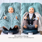Die sichere Lösung – Poncho für Kindersitz: schnell angepasst & wärmend