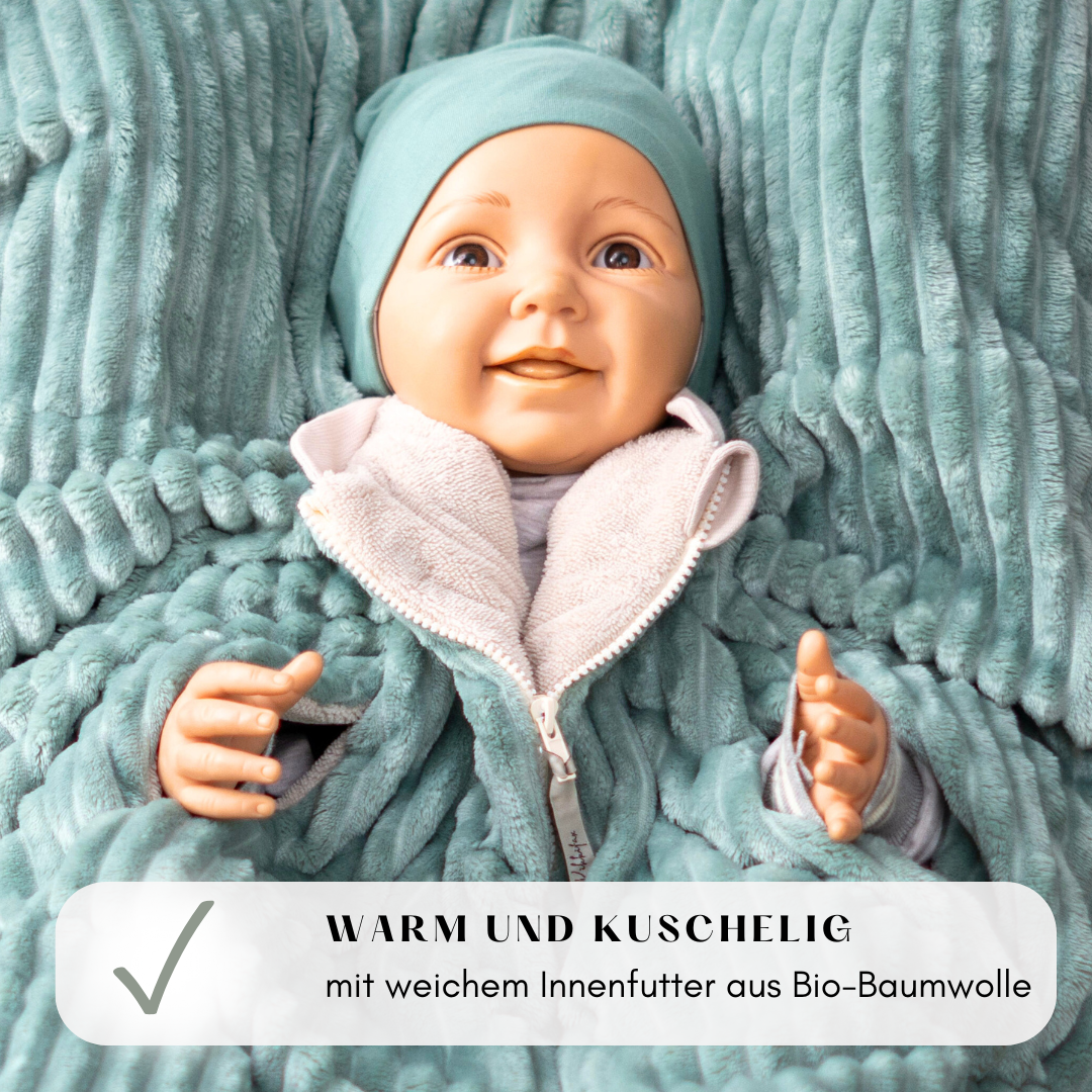 Kindersitzponcho "lovely mint"