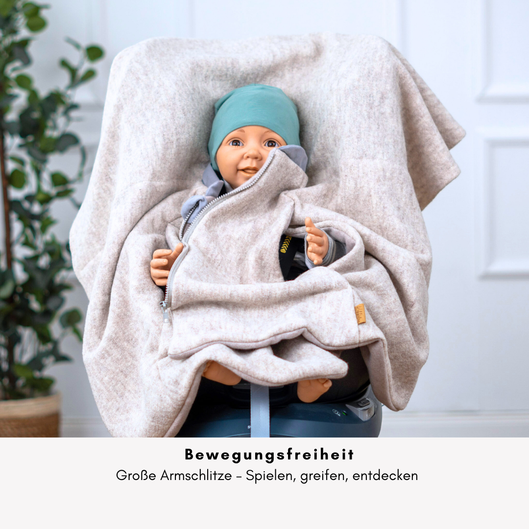 Kindersitzponcho Wollwalk "Light"