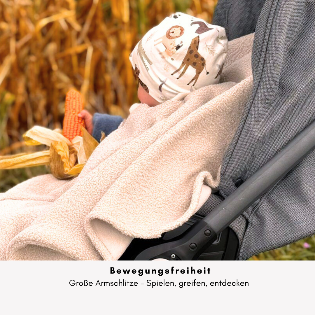 Kindersitzponcho - Teddy