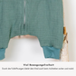Musselin-Schlafsack mit Füßen – Für kleine Entdecker mit Freiheitsdrang "Mint"