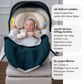Einschlagdecke ab Geburt – für Babyschale, Kinderwagen oder Autositz