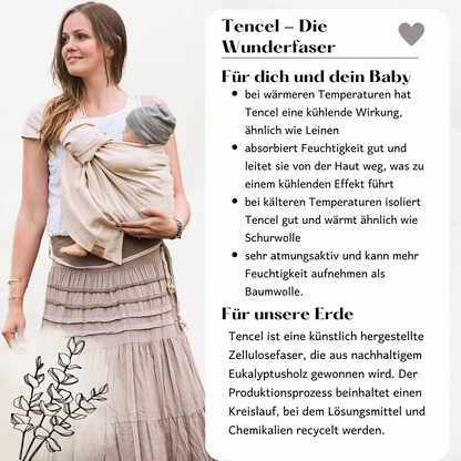 Ring Sling aus Tencel - Felina -