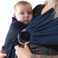 Ring Sling aus Bambusviskose- sehr weich und anschmiegsam