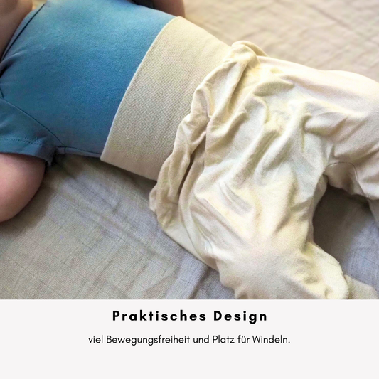 Hose aus Bambus-Jersey - beige