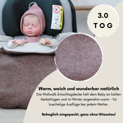 TOG-Wert erklärt – Einschlagdecke für Babyschale wettergerecht nutzen