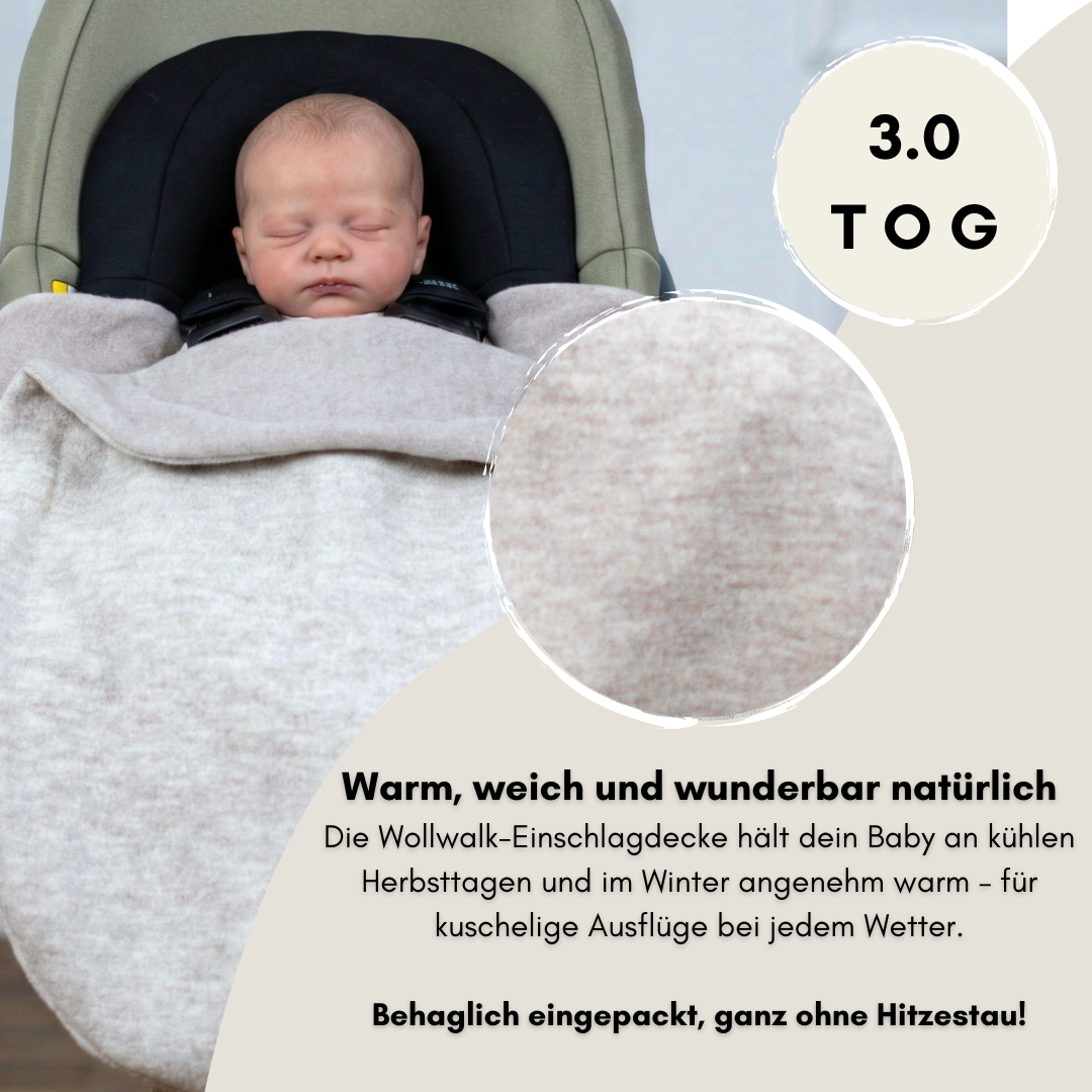 Einschlagdecke "Wollwalk light"