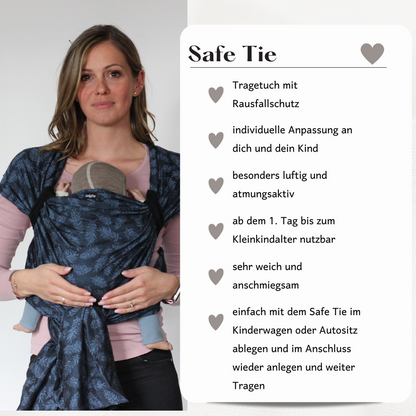 Safe.Tie Classic Tragetuch aus Leinen - Svea -