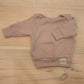 Newborn Pullover aus Waffelpiqué