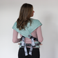 Ergonomische Babytrage Rucksack-Stil – komfortable FullBuckle Trage mit Schnallen für Rücken- und Bauchtragen - Türkis