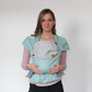 Babytrage Neugeborene – FullBuckle Trage mit Schnallen, wächst flexibel im ersten Lebensjahr mit - Mint