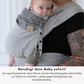Halfbuckle Babytrage – beruhigt dein Baby sofort durch Nähe, Wärme & Herzschlag, ideal bei Schreiphasen