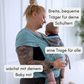 Mitwachsende Halfbuckle Babytrage – flexibel einstellbar für jede Trageperson & jede Entwicklungsphase