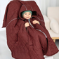 XL Kindersitzponcho Stepp – winddicht , reflektierend & vielen Designs
