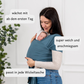 Elastisches Tragetuch vorgebunden – dein Baby schnell, ergonomisch und geborgen tragen