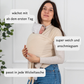 Elastisches Tragetuch vorgebunden – dein Baby schnell, ergonomisch und geborgen tragen