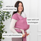 Elastisches Tragetuch vorgebunden – dein Baby schnell, ergonomisch und geborgen tragen
