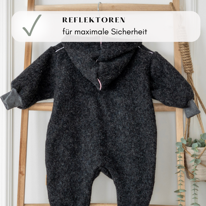 Wollfleece Overall - anthrazit -