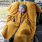 Kindersitzponcho Wollwalk "Pure Curry"